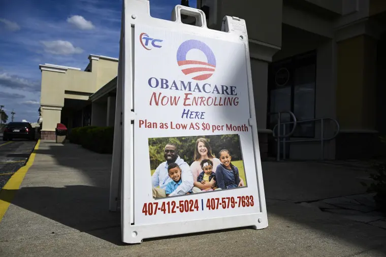 نشان تبلیغاتی ثبتنام بیمه سلامت Obamacare
