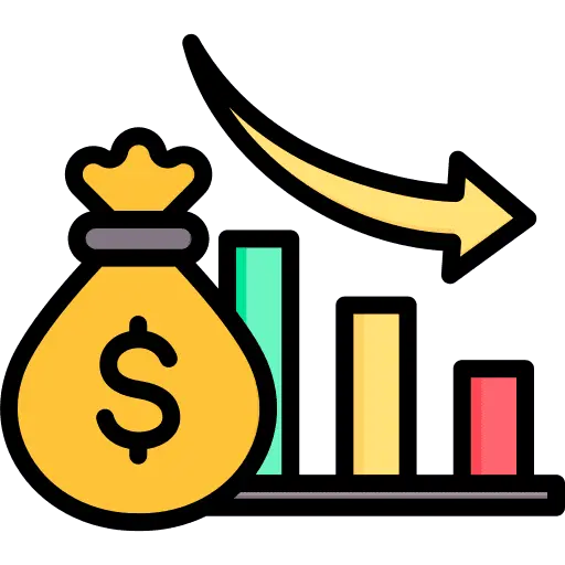 تصویر گرافیکی مربوط به کاهش هزینه‌های سئو