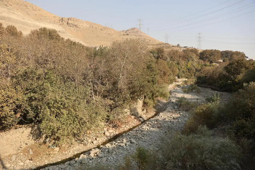 جویبار کان در تهران - بحران آب در خشکسالی