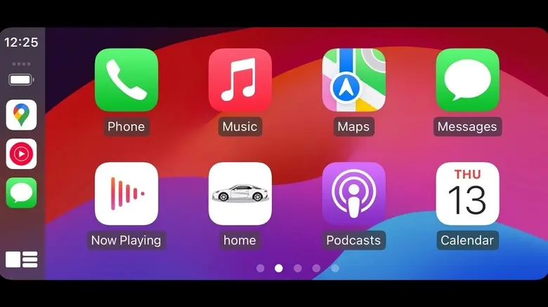 صفحه نمایش عمومی Apple CarPlay