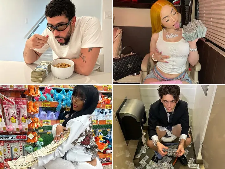 ستارگان با پول نقد!