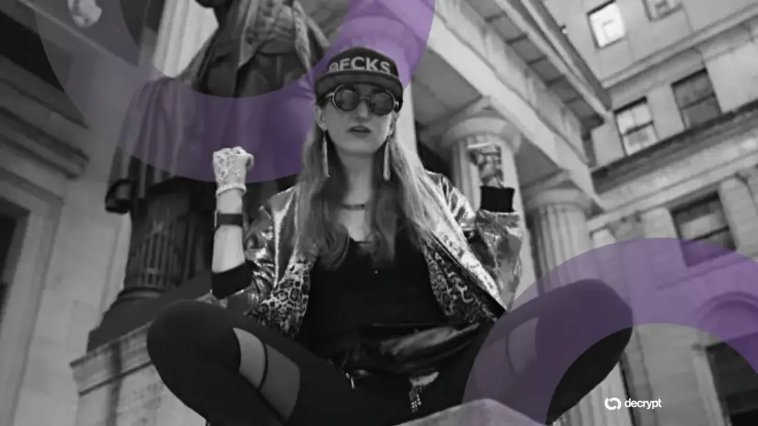 هدر 'Razzlekhan' مورگان. تصویر: Vimeo/Razzlekhan/Decrypt