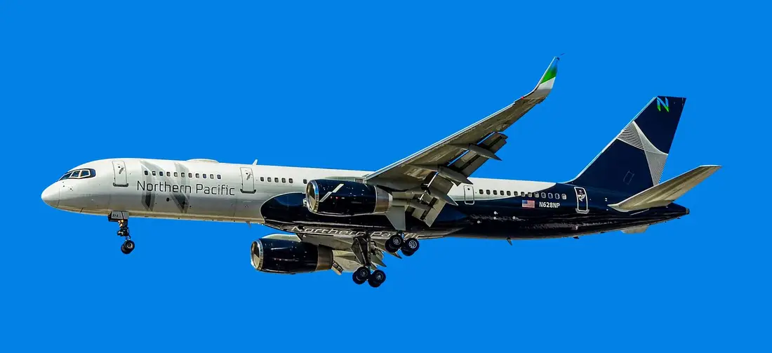 تصویر داخل‌سفری بوئینگ 757 نیو پاسیفیک ایرلاینز