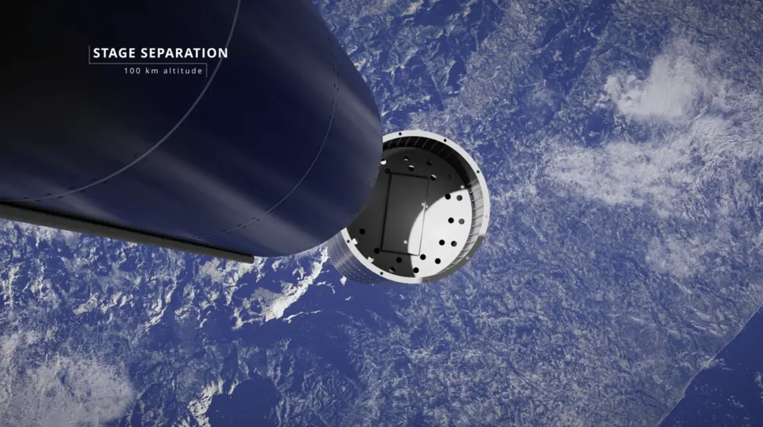 تصویر وسیلهٔ کارخانه مداری هیپریونی (OFV). منبع: ACME Space