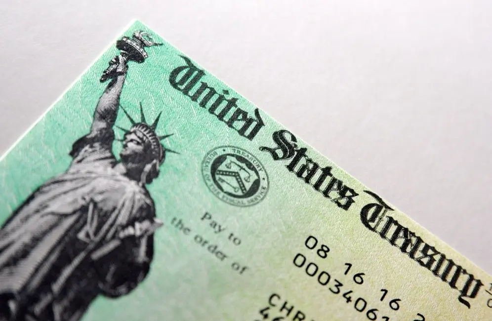 چک خزانه‌داری ایالات متحده