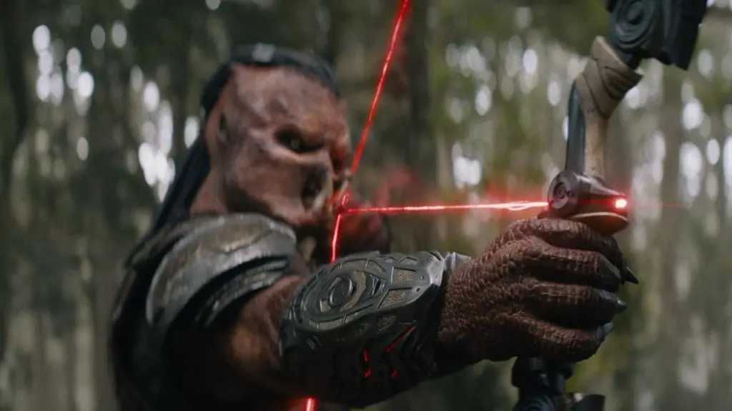 موجودی در حال کشیدن پیکان در پرداتور: بادلندز.