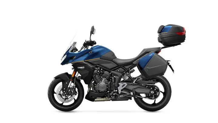 گالری نگاه اول مدل 2026 Triumph Tiger Sport 800 Tour، 2026 Triumph Tiger Sport 800 به رنگ کبالت مات