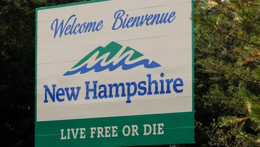 نشان خوش‌آمدگویی در نیوهمپشایر