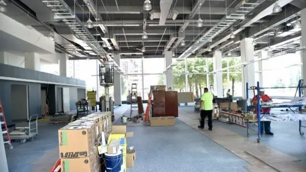 سرعتدهنده کسبوکار Stanley Black & Decker در مرکز شهر هارتفورد، تصویر گرفته شده در سال ۲۰۱۸. (عکس آرشیوی Courant)