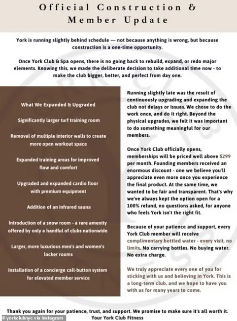 هفته پیش از کریسمس، اعضا با ناامیدی بیشتری مواجه شدند؛ چرا که کلاب اعلام کرد که بازگشایی را دوباره به تعویق میاندازد